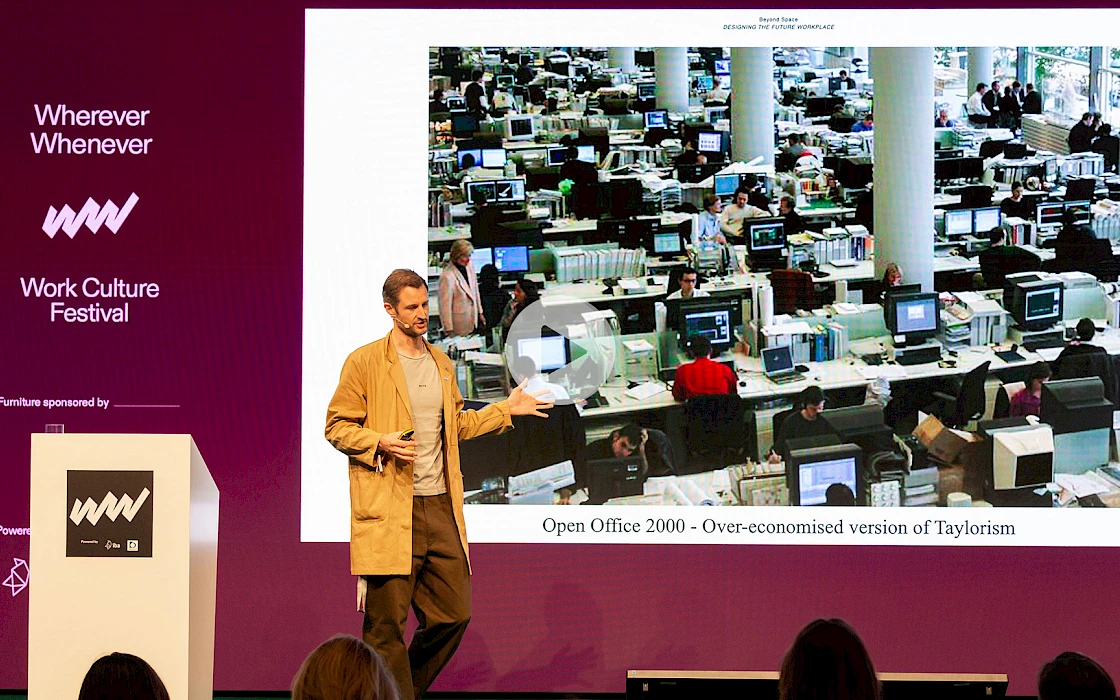 WW - Work Culture Festival. The Future Workplace with Remi Versteeg. Foto: © IBA