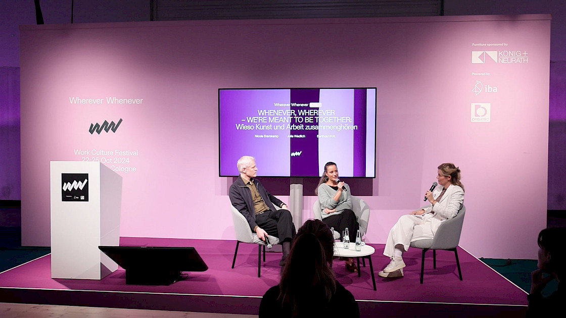 WW - Work Culture Festival - Berthold Pott, Julia Wedlich and Nicola Bramkamp, Photo: © IBA