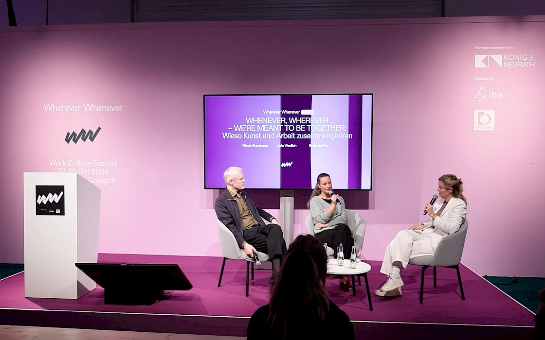 WW - Work Culture Festival - Berthold Pott, Julia Wedlich and Nicola Bramkamp, Photo: © IBA
