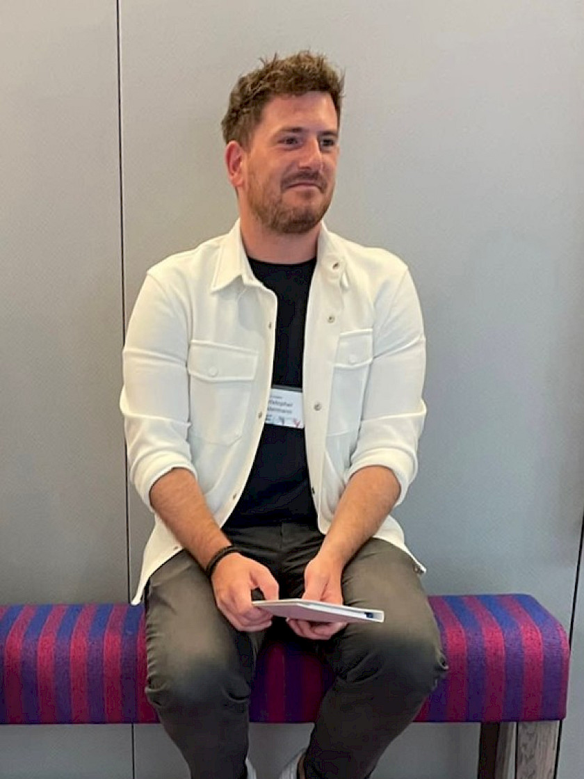 Christopher Hestermann, Architect and Team Lead at Drees & Sommer, speaker at the Wherever Whenever – Work Culture Festival 2026. Photo: © Drees & Sommer