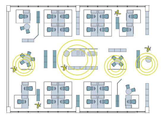 Flächenplanung und Einsatz von Schallschirmen